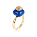Load image into Gallery viewer, Twilight | Lapis Square Ring