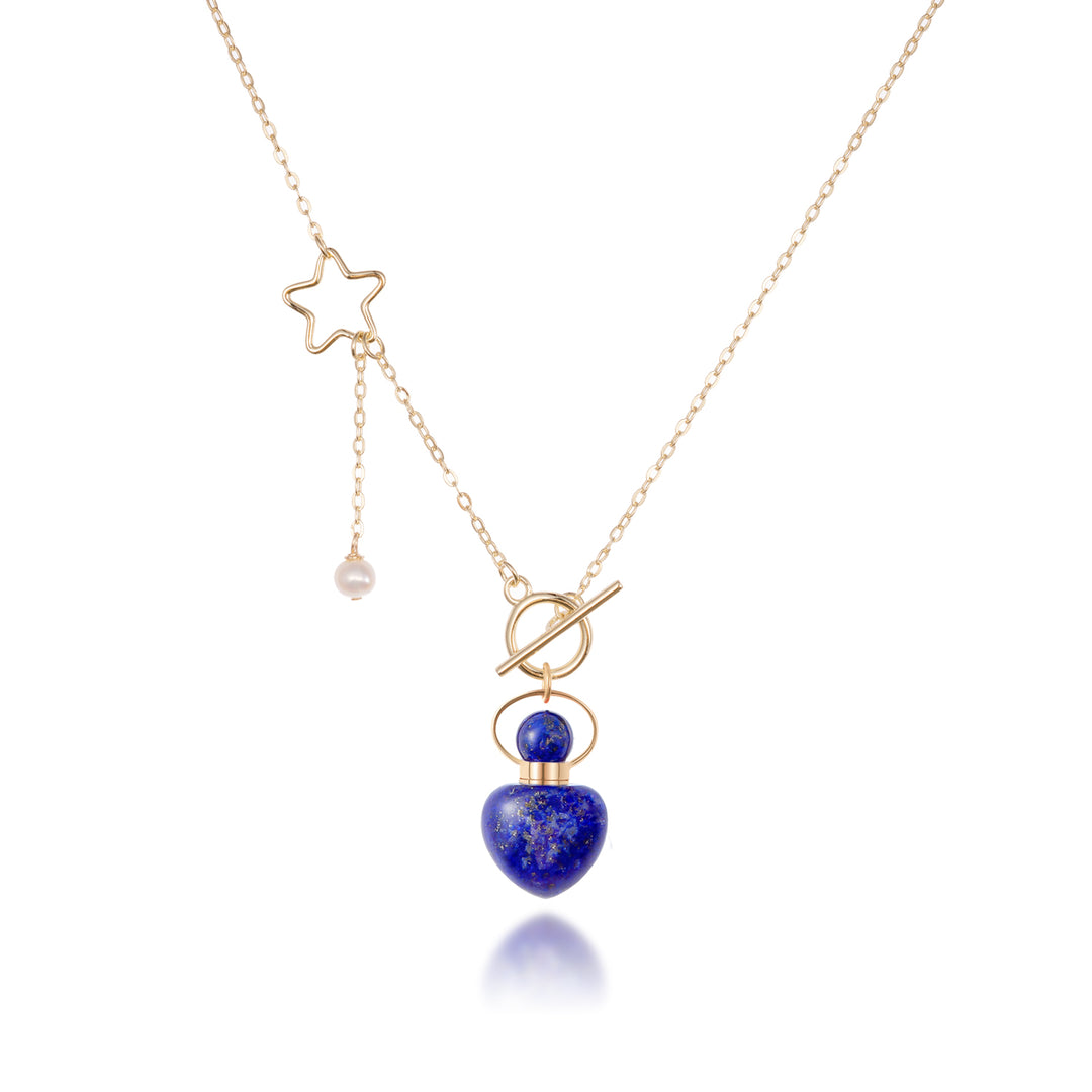 Twilight | Lapis Heart Pendant Necklace