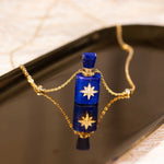 Load image into Gallery viewer, Galaxy | Lapis Cube Pendant Necklace