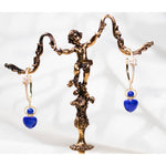 Load image into Gallery viewer, Twilight | Lapis Heart Pendant Earrings