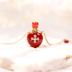 Load image into Gallery viewer, Fervency | Carnelian Heart Pendant Necklace
