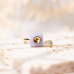 Load image into Gallery viewer, Nora | Purple Agate Square Ring