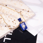 Load image into Gallery viewer, Galaxy | Lapis Cube Pendant Necklace