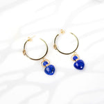 Load image into Gallery viewer, Twilight | Lapis Heart Pendant Earrings