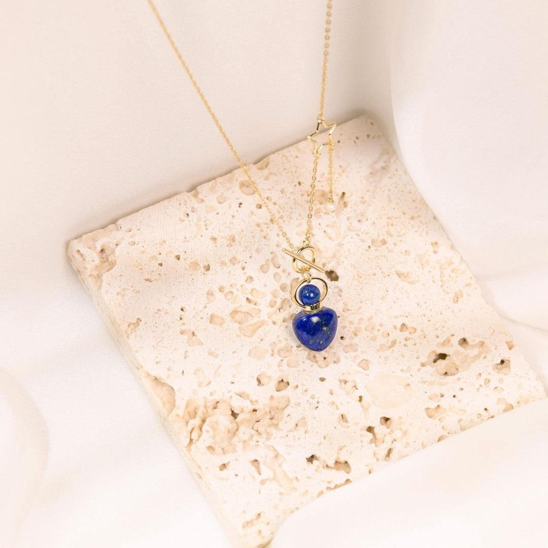 Twilight | Lapis Heart Pendant Necklace