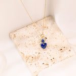 Load image into Gallery viewer, Twilight | Lapis Heart Pendant Necklace