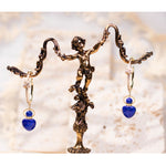Load image into Gallery viewer, Twilight | Lapis Heart Pendant Earrings