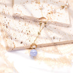 Load image into Gallery viewer, Nora | Purple Agate Sphere Pendant Y-Shaped Necklace