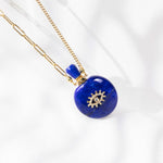 Load image into Gallery viewer, Twilight | Lapis Angel's Eye Round Pendant Necklace