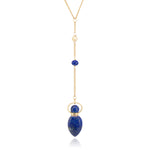 Load image into Gallery viewer, Twilight | Lapis Heart Pendant Y-Shaped Necklace
