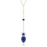 Load image into Gallery viewer, Twilight | Lapis Heart Pendant Y-Shaped Necklace