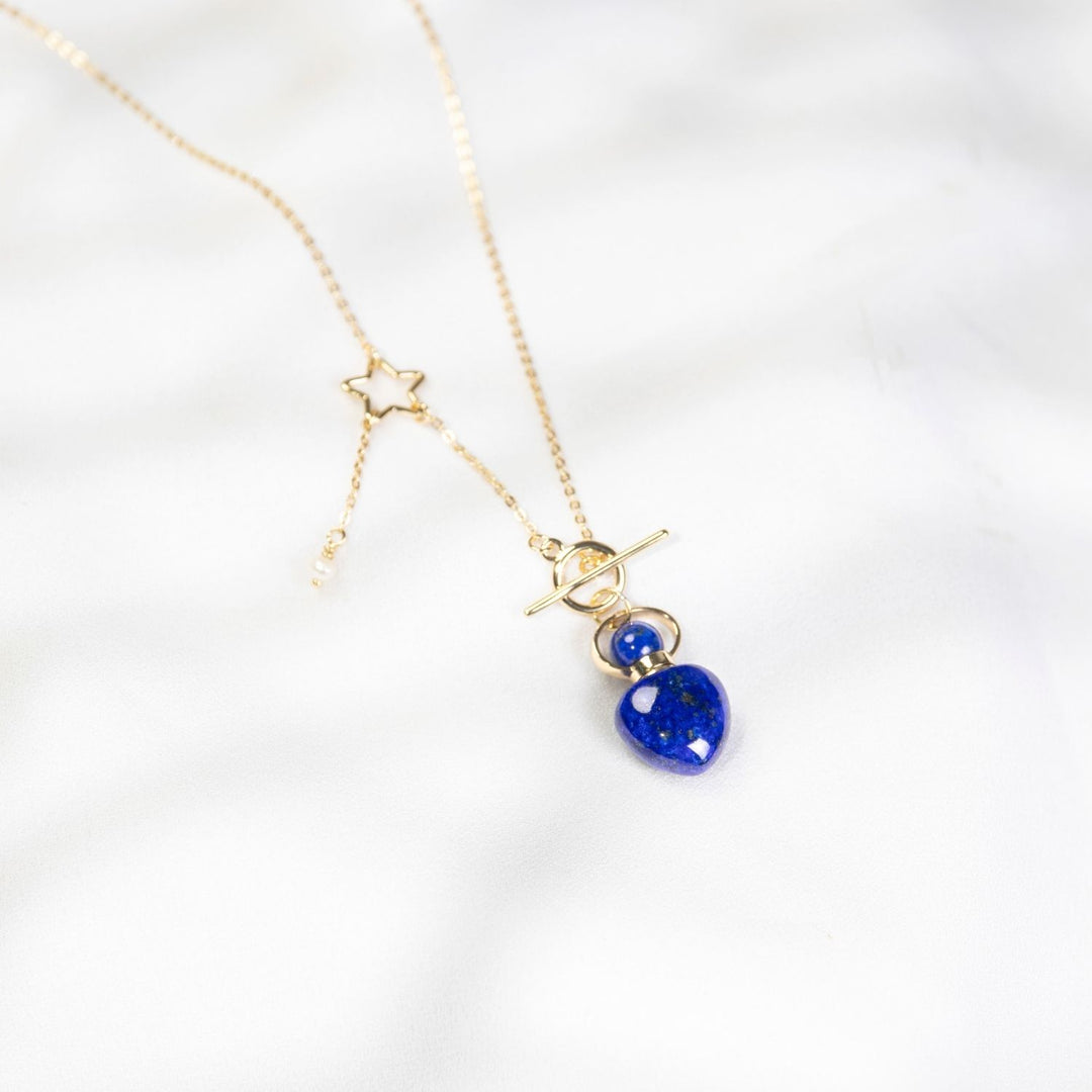 Twilight | Lapis Heart Pendant Necklace