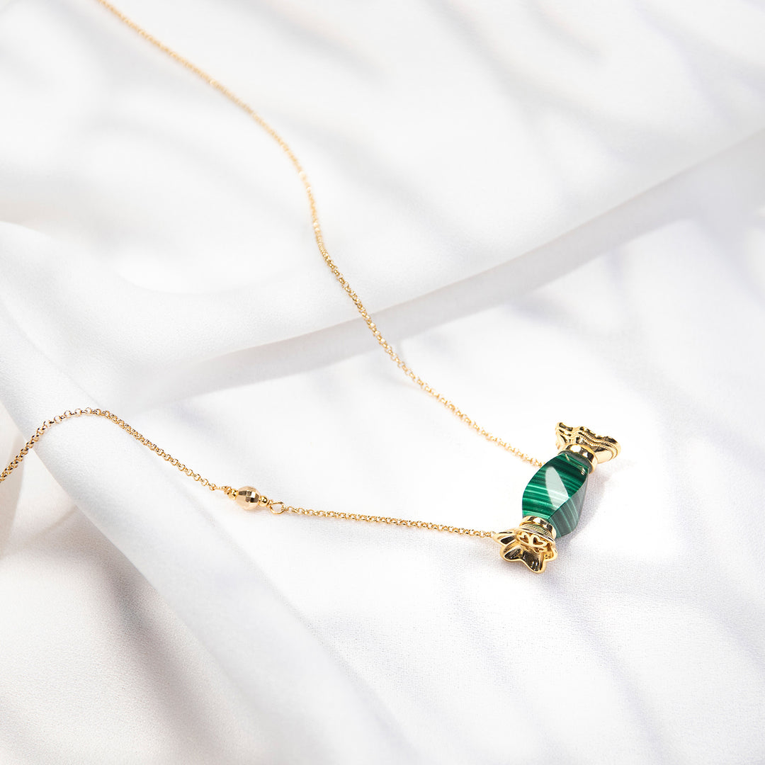 Valentine's Day | Malachite Candy Necklace
