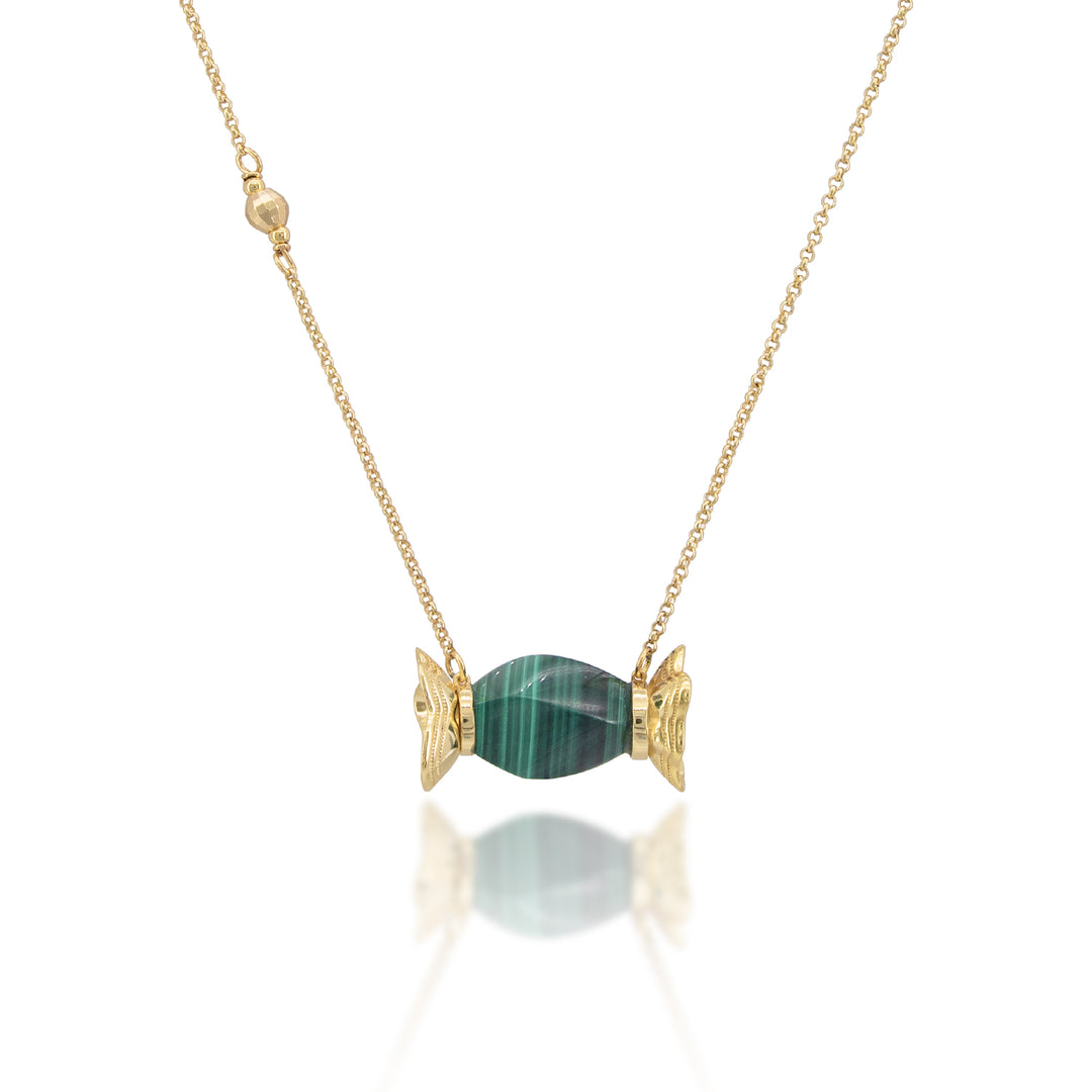 Valentine's Day | Malachite Candy Necklace