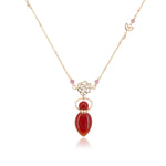 Load image into Gallery viewer, Fervency | Carnelian Leaf Pendant Necklace