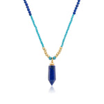 Load image into Gallery viewer, Twilight | Lapis Bullet-Shaped Pendant Necklace