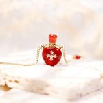 Load image into Gallery viewer, Fervency | Carnelian Heart Pendant Necklace
