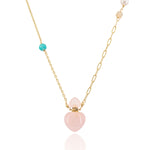 Load image into Gallery viewer, Valentine&#39;s Day | Rose Quartz Aladdin Necklace
